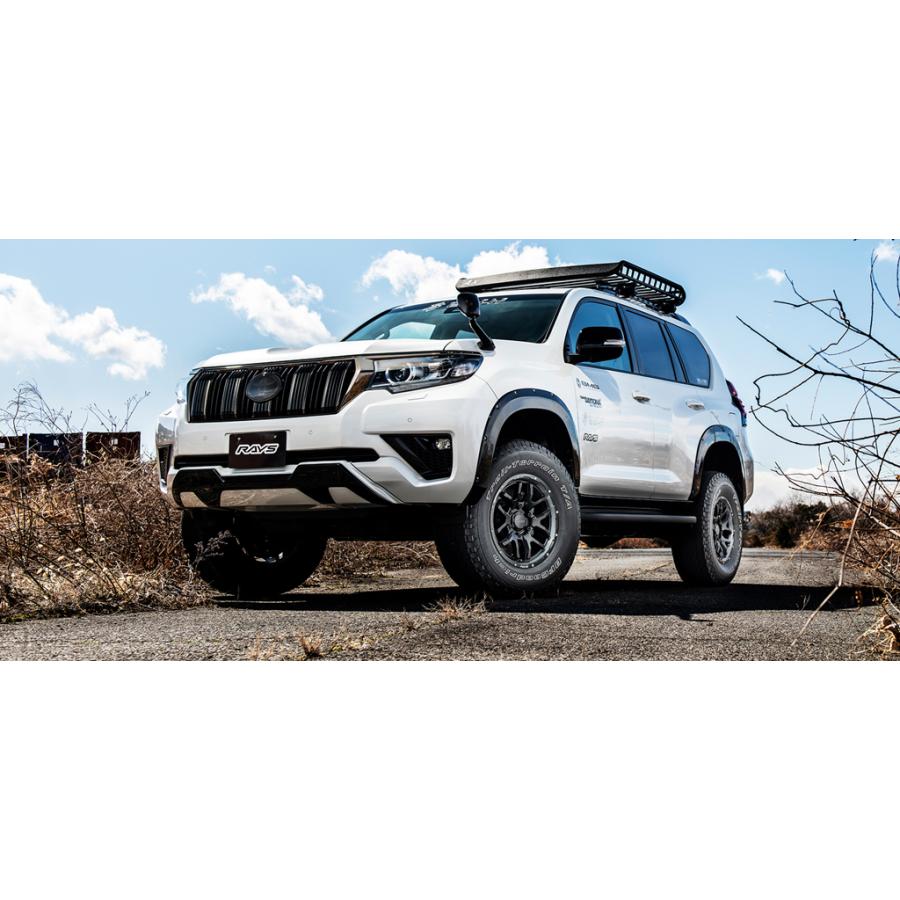 TEAM DAYTONA RAYS レイズ F6 Boost 150系 プラド 8.0J-17 +20 6H139.7