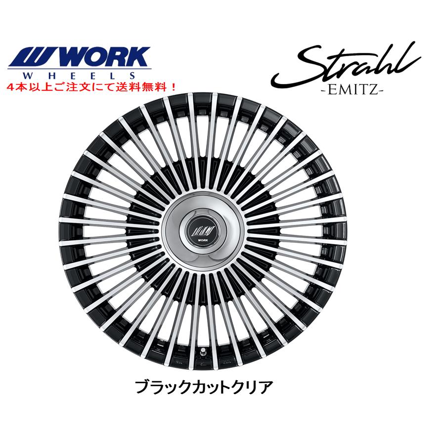 WORK WORK EMITZ STRAHL 40/30系 アルファード 8.5J-20 +35/+42 10H