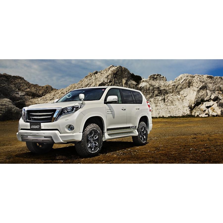 Rays team DAYTONA FDXF6 20インチ4本セット RAYS DAYTONA FDX F6 20インチ ブラックマシニング4本 プラド