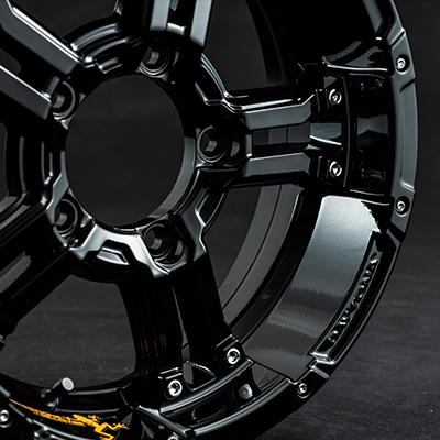RAYS レイズ TEAM DAYTONA FDX-J collection ジムニーシエラ ジムニーO/F付 5.5J-16 ±0 5H139.7 ブラック BNN １本価格 ４本以上ご注文にて送料無料の画像
