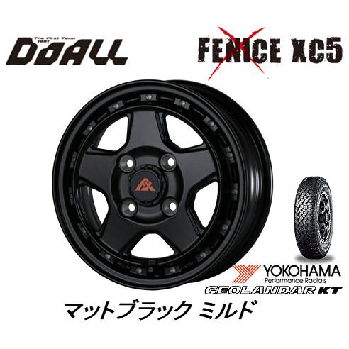 ドゥオール DOALL Fenice X XC5 軽トラック 軽バン 4.0J-12 +43 4H100