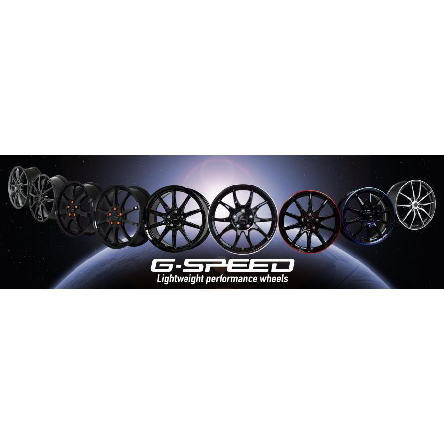 ホットスタッフ G SPEED P-07 ジースピード P07 コンパクトカー 6.5J-17 +45 4H100 ブラック&ブロンズクリア お得な４本セット 送料無料｜bigrun-ichige-store｜02