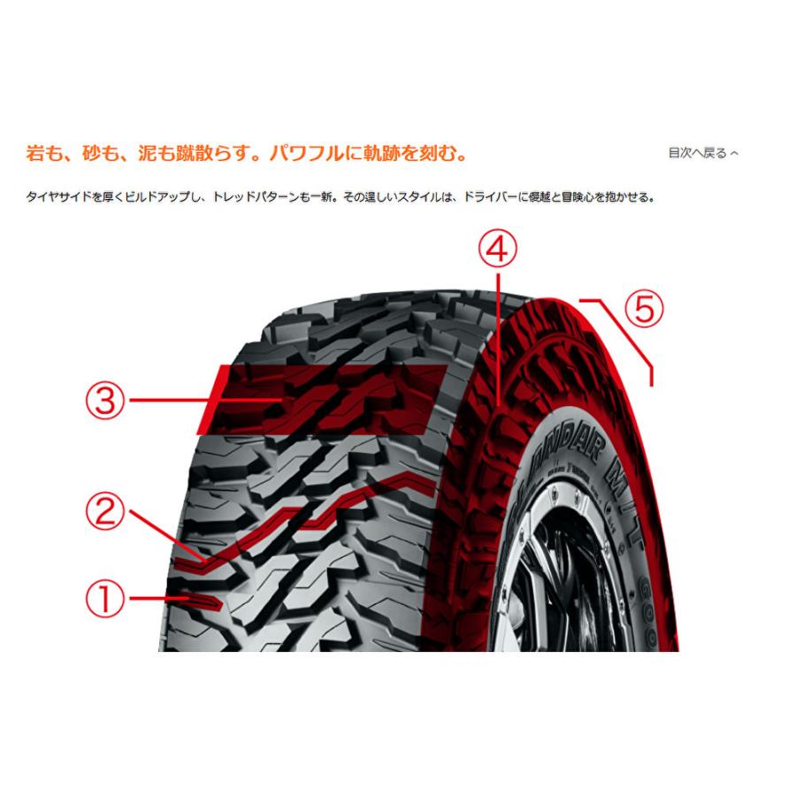 ②ヨコハマ ジオランダーM/T G003 LT 285/75R16 2 Tires Yokohama Geolandar M/T G003 LT 285/75R16 Load E 10