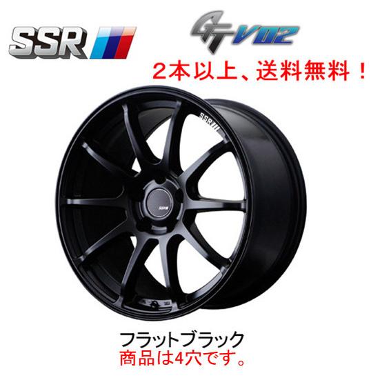 SSR SSR GTV02 7.0J-17 +42 4H100 フラットブラック 1本価格 2本以上