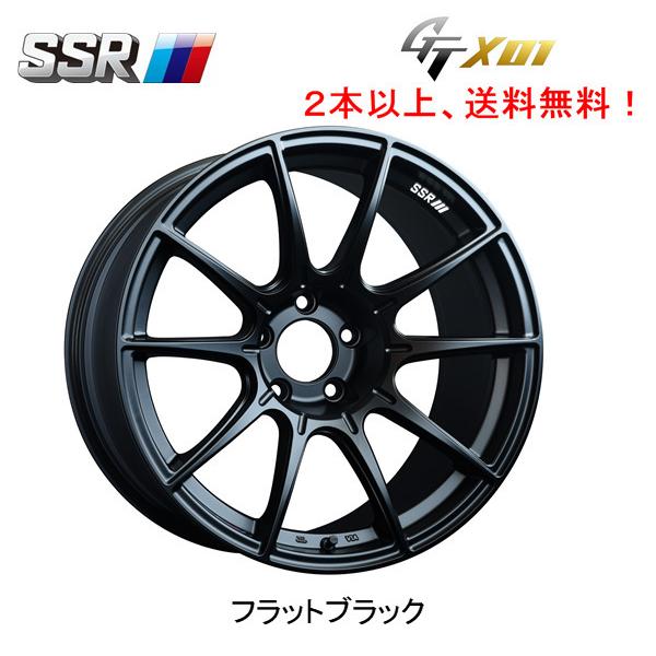 SSR GTX01 エスエスアール ジーティーエックスゼロワン 10.5J-19 +22 5H114.3 フラットブラック 1本価格 2本以上ご注文にて送料無料｜bigrun-ichige-store