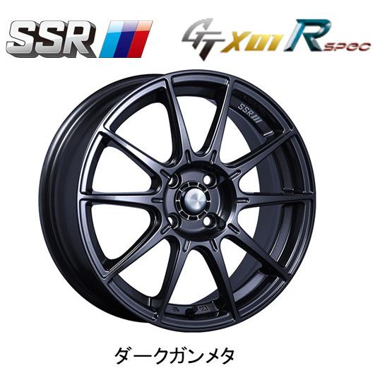 Ssr Gtx01 R Spec エスエスアール Gtx01 アール スペック S660 6 0j 15 6 5j 16 4h100 ダークガンメタル お得な各２本 計４本 送料無料 代金引換不可 ビッグラン市毛paypayモール店 通販 Paypayモール