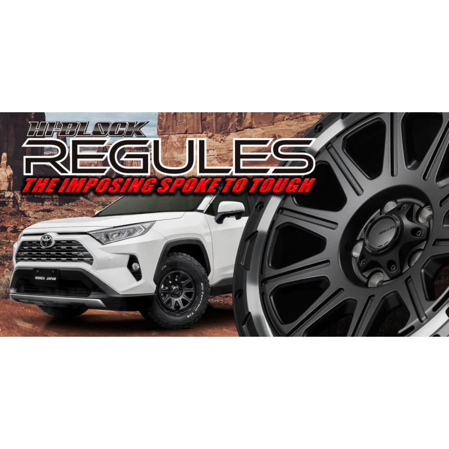 RAV4等に ハイブロック レグルス ●17インチ　スタッドレスタイヤセット MONZA JAPAN（モンツァジャパン） MONZA JAPAN HI BLOCK REGULES 7.5J
