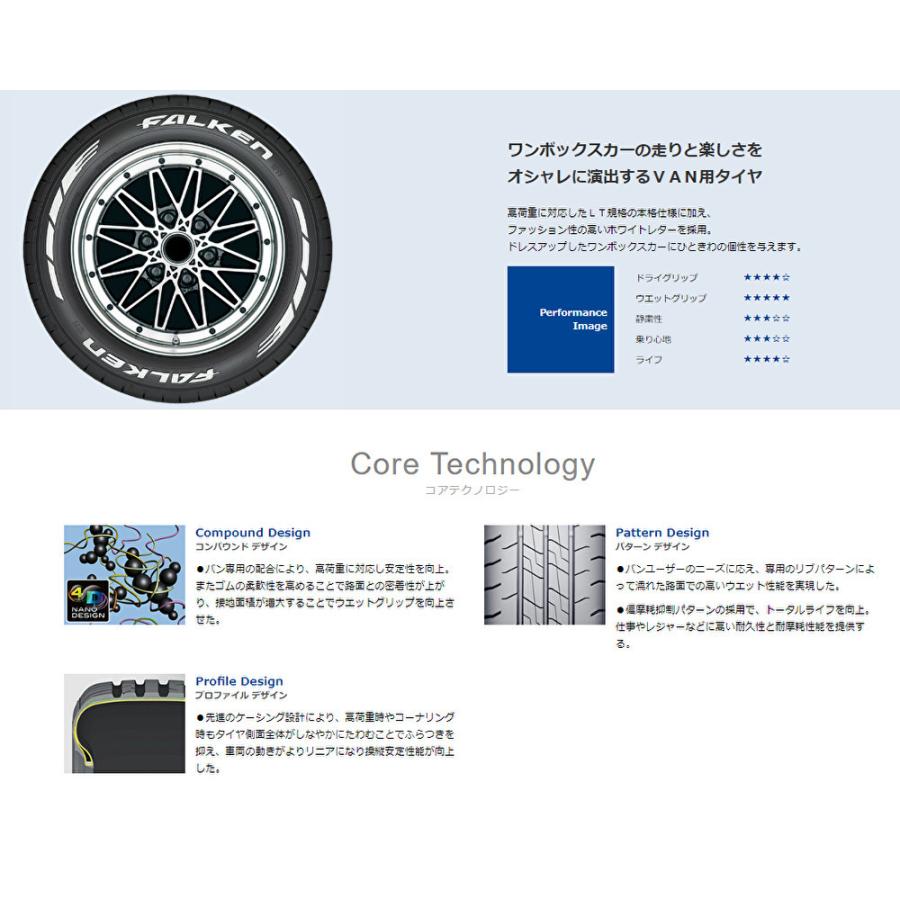 WEDS KEELER TACTICS キーラータクティクス 200系 ハイエース 6.0J-15 +33 6H139.7 ハイパーシルバー & ファルケン W11 195/80R15 107/105N｜bigrun-ichige-store｜02