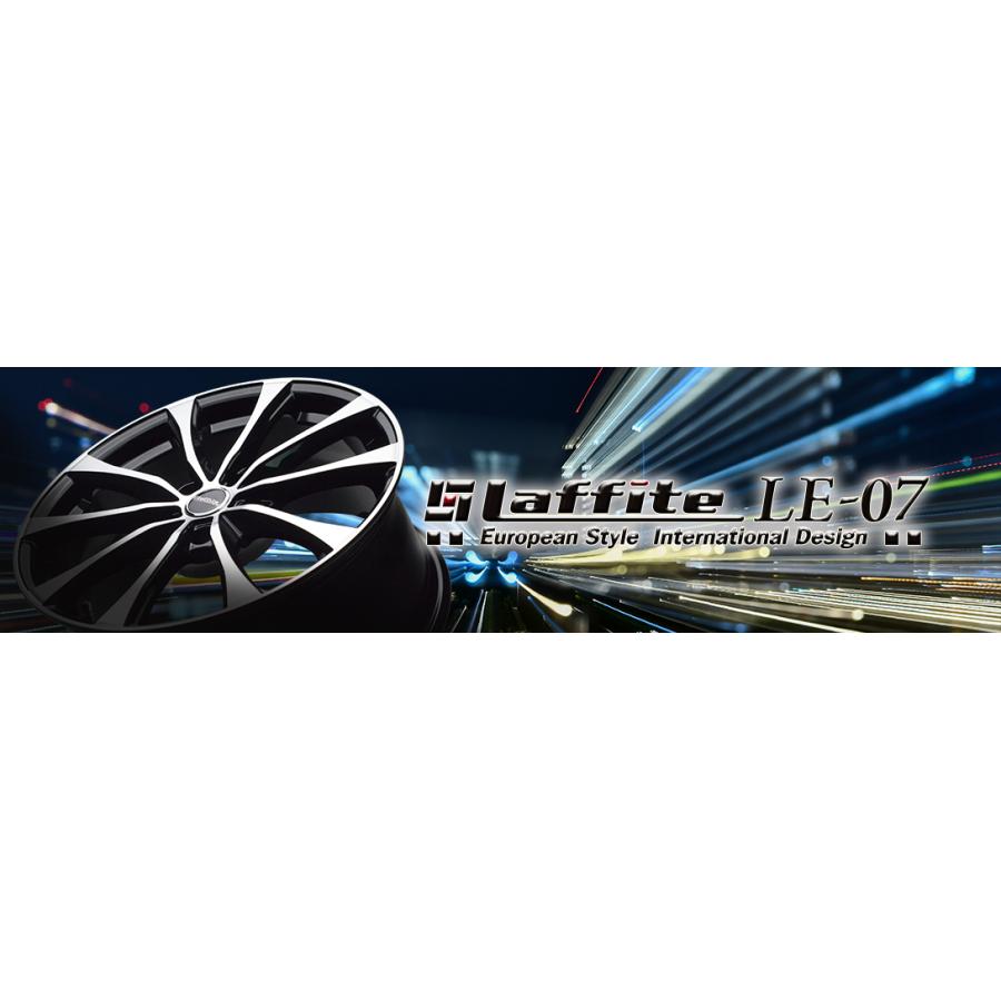 HOT STUFF Laffite LE-07 ホットスタッフ ラフィット LE07 軽自動車 4.0J-13 +45 4H100 ブラックポリッシュ １本価格 ２本以上ご注文にて送料無料｜bigrun-ichige-store｜02