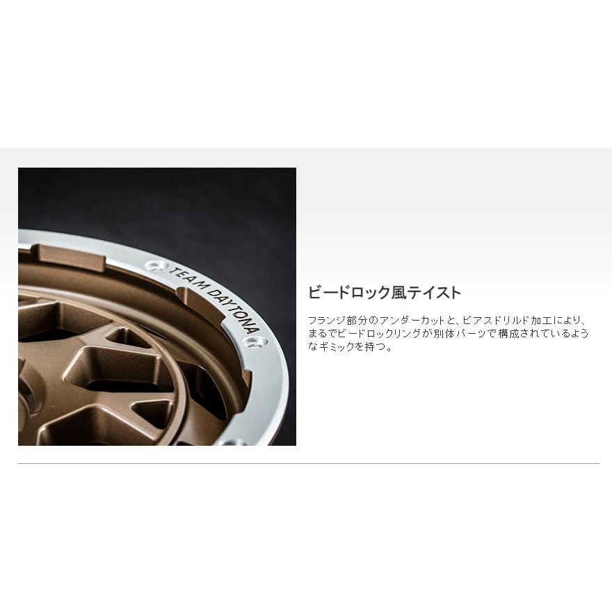 RAYS レイズ TEAM DAYTONA M9 ジムニーシエラ 5.5J-16 ±0 5H139.7 ブラック/ディスククリアスモーク & ヨコハマ ジオランダー A/T G015 215/70R16の画像