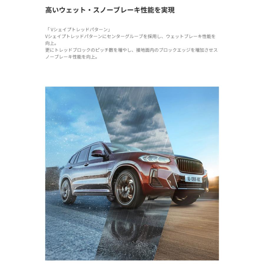 MICHELIN CrossClimate 3 ミシュラン クロスクライメート スリー 245/45R20 103W XL オールシーズンタイヤ １本価格 ２本以上ご注文にて送料無料の画像