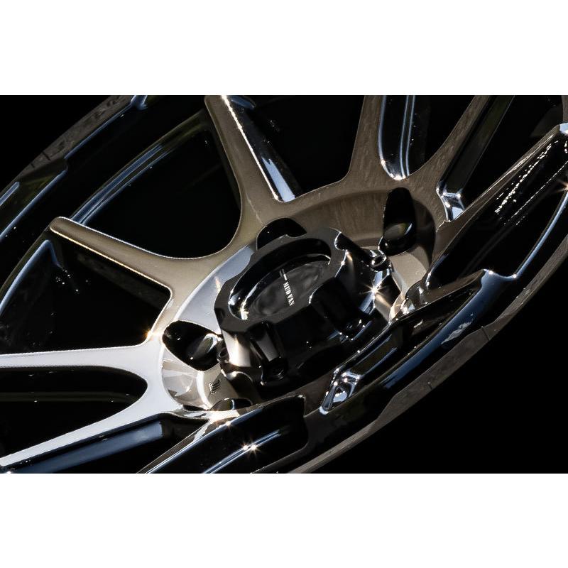 WEDS ADVENTURE MUD VANCE 06 200系 ハイエース 6.5J-17 +38 6H139.7 ブラックポリッシュブロンズクリア ４本セット_5