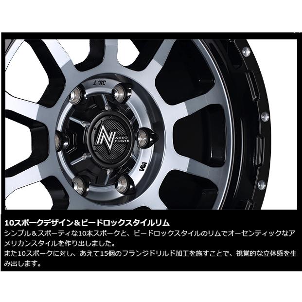 マルカサービス ナイトロパワー M10 PERSHING KC 軽自動車 4.5J-14 +45