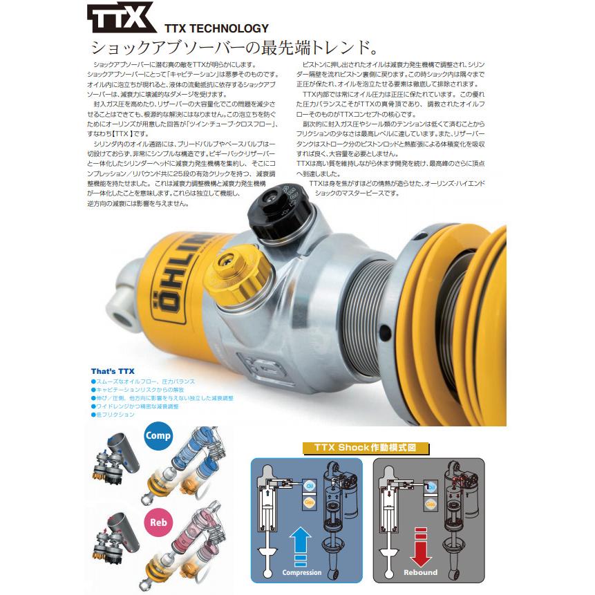 OHLINS（オーリンズ） Type TTX PB ネジ式車高調整別タンクモデル