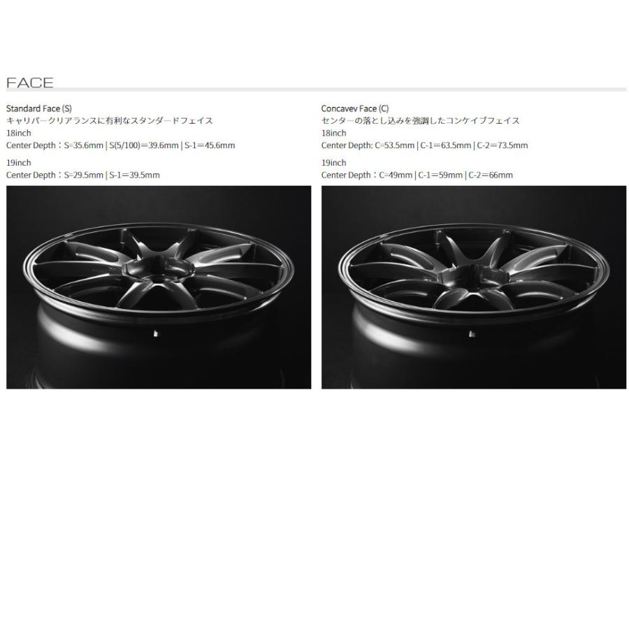 TWS Motorsport モータースポーツ RS317 9.5J-19 +45 5H114.3 グラファイトブラック 日本製 ４本セット 送料無料_2