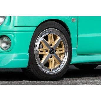 DOALL Fenice RX2 軽トラック 軽バン 4.0J-12 +43 4H100 選べるホイールカラー \u0026 グッドイヤー G42 FLEXSTEEL 145R12 6PRの画像