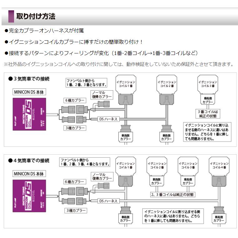 シエクル siecel MINICON DS ミニコン ディーエス ダイハツ ムーブ コンテ L575/585S NA 2011y/06-17y/03 品番 MD-020S｜bigrun-ichige-store｜07