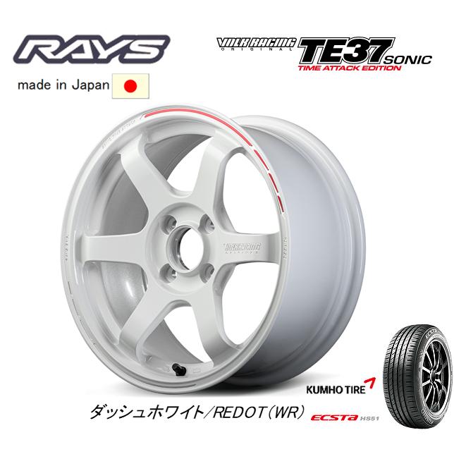 RAYS レイズ VOLK RACING TE37 SONIC TIME ATTACK EDITION 5.5J-16 +46 