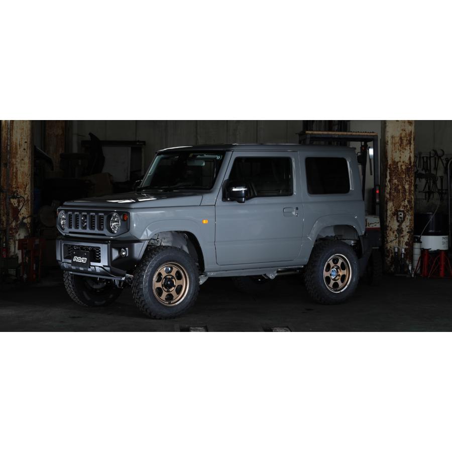 RAYS レイズ VOLK RACING TE37XT for J ジムニー 5.5J-16 +20 5H139.7 ブラストブラック \u0026 ブリヂストン デューラー H/L850 215/65R16の画像