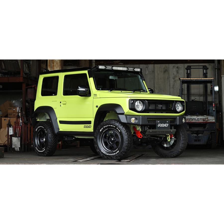 RAYS レイズ VOLK RACING TE37XT for J ジムニー 5.5J-16 +20 5H139.7 ブラストブラック \u0026 ブリヂストン デューラー H/L850 215/65R16の画像