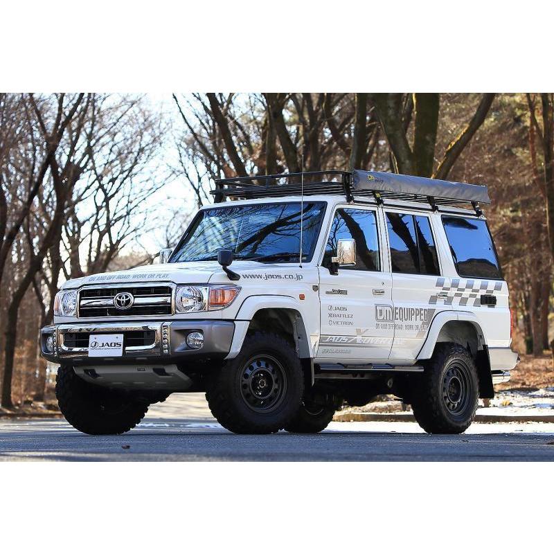 JAOS TRIBE ジャオス トライブ 7.5J-16 ±0 5H150 マットガンメタリック 日本製 & BFGoodrich Mud-Terrain T/A KM3 265/70R16｜bigrun-ichige-store｜03