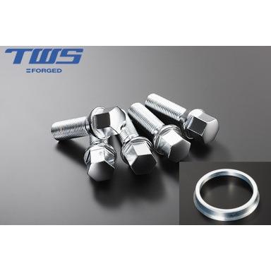 TWS ラグボルト クローム 20本 ＆ ハブリング 4ヶ : ビッグラン市毛 
