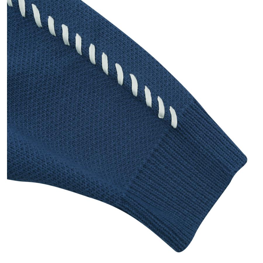 新作・新着商品！】7Gダブルジャガードクルーネックセーター 大きい