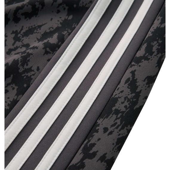 adidas 総柄ウォームアップパンツ 大きいサイズ メンズ カーボン