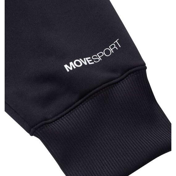 ライトスムーススウェットオーセンティックロゴフルジップフーディー 大きいサイズ メンズ MOVESPORT ブラック_3