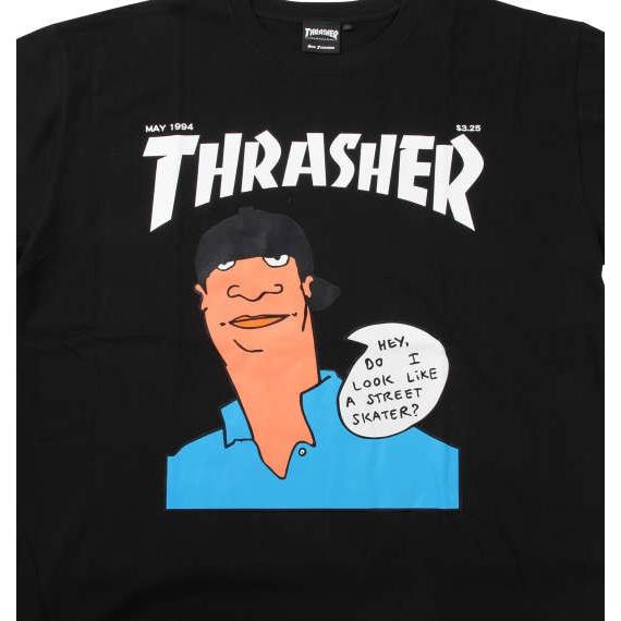 半袖Tシャツ 大きいサイズ メンズ THRASHER  ブラック｜bigsize｜04