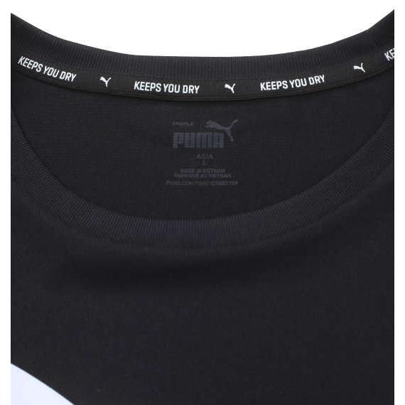 アクティブビッグロゴ半袖Tシャツ 大きいサイズ メンズ PUMA  プーマブラック｜bigsize｜02