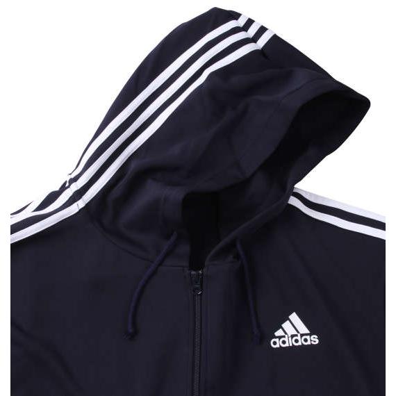 スウェットフルジップパーカー 大きいサイズ メンズ adidas  レジェンドインクの画像