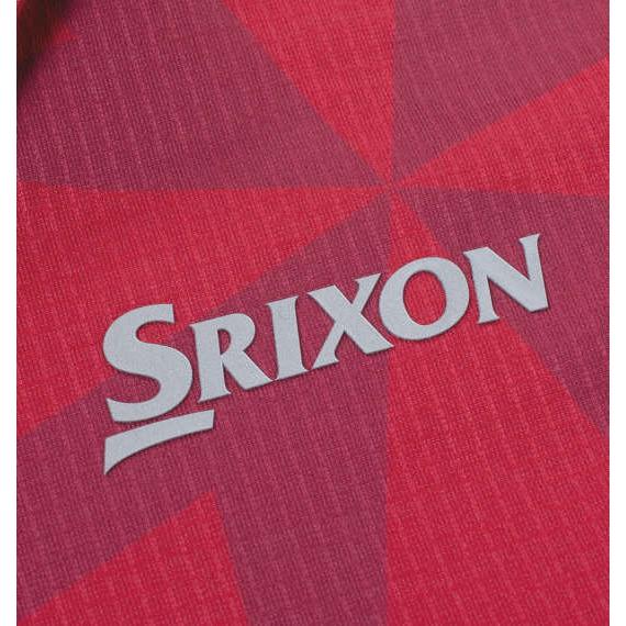 【松山プロ共同開発】ウインドミルプリント半袖シャツ 大きいサイズ メンズ SRIXON ピンク_3