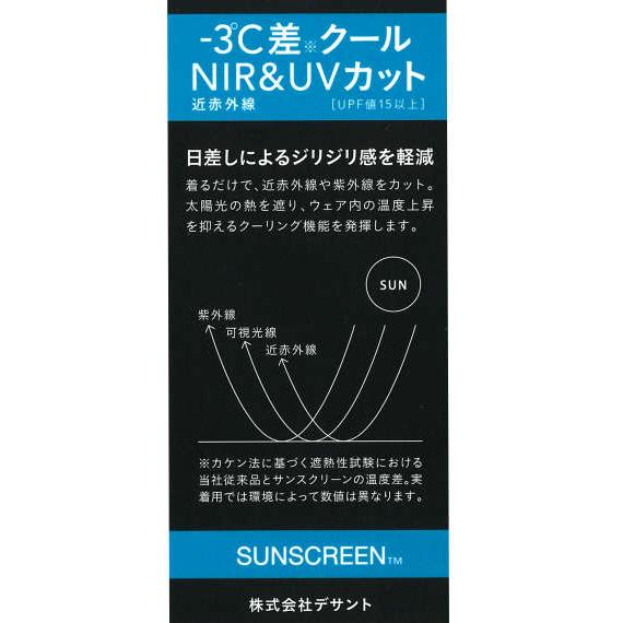 【新作・新着商品！】SUNSCREENミニ鹿の子バックロゴ半袖ポロシャツ 大きいサイズ メンズ MOVESPORT  ブラック｜bigsize｜03