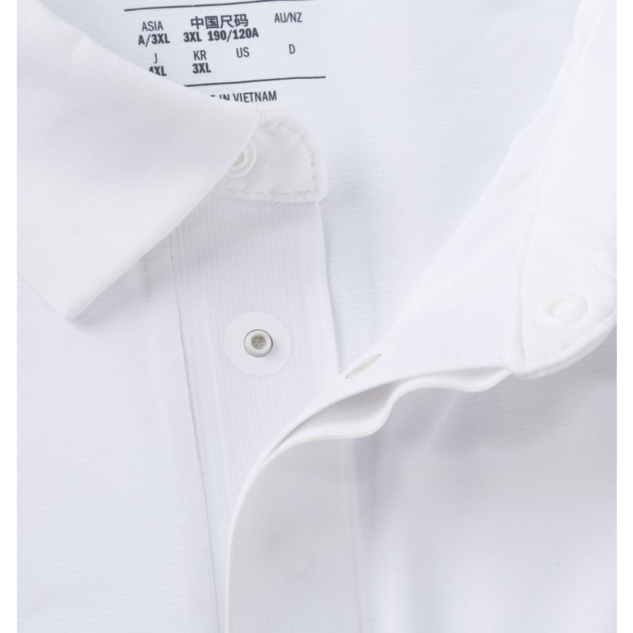 【新作・新着商品！】接触冷感ユニバーサルベンチレーション半袖シャツ 大きいサイズ メンズ adidas golf  ホワイトの画像
