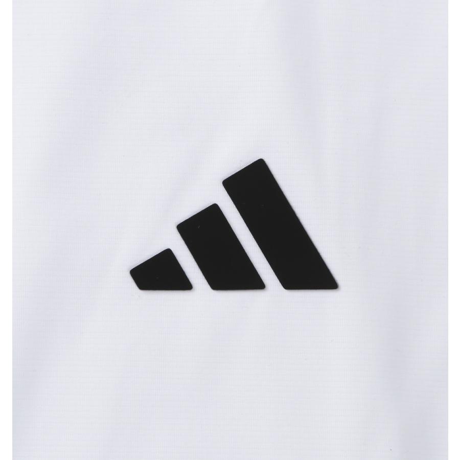 【新作・新着商品！】接触冷感ユニバーサルベンチレーション半袖シャツ 大きいサイズ メンズ adidas golf  ホワイトの画像