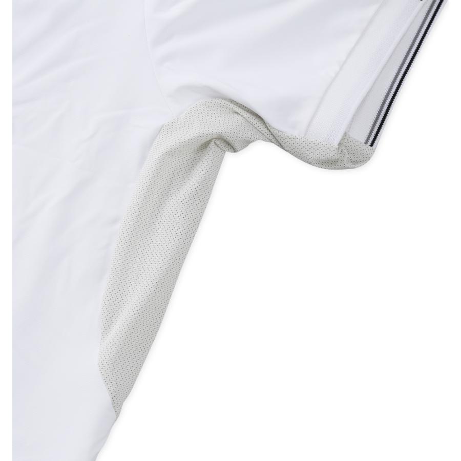 【新作・新着商品！】接触冷感ユニバーサルベンチレーション半袖シャツ 大きいサイズ メンズ adidas golf  ホワイトの画像