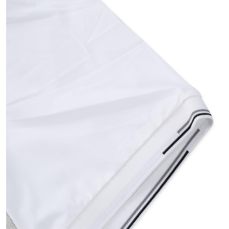 【新作・新着商品！】接触冷感ユニバーサルベンチレーション半袖シャツ 大きいサイズ メンズ adidas golf  ホワイトの画像