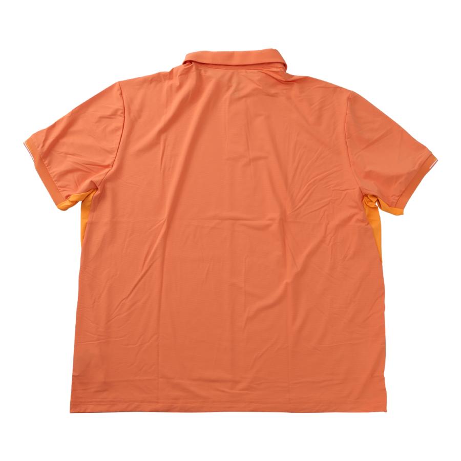【新作・新着商品！】接触冷感ユニバーサルベンチレーション半袖シャツ 大きいサイズ メンズ adidas golf  ダスキーオレンジの画像