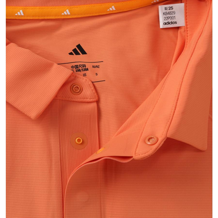【新作・新着商品！】接触冷感ユニバーサルベンチレーション半袖シャツ 大きいサイズ メンズ adidas golf  ダスキーオレンジの画像