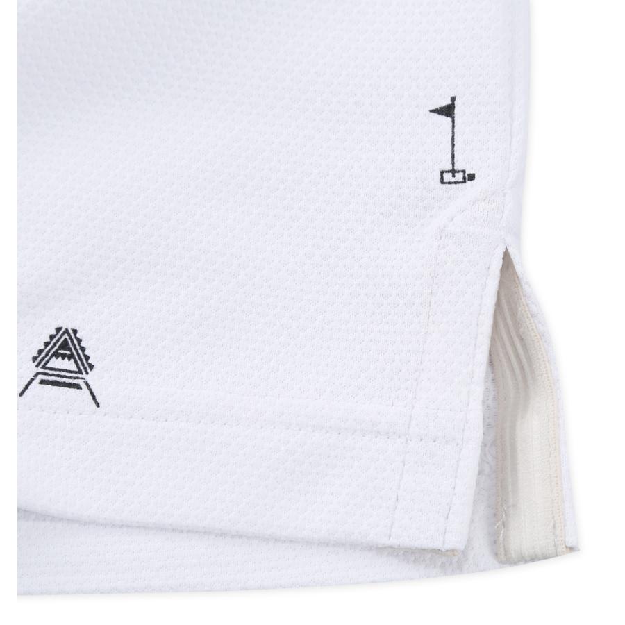 【新作・新着商品！】CLIMACOOLモノグラム半袖ポロシャツ 大きいサイズ メンズ adidas golf  ホワイトの画像