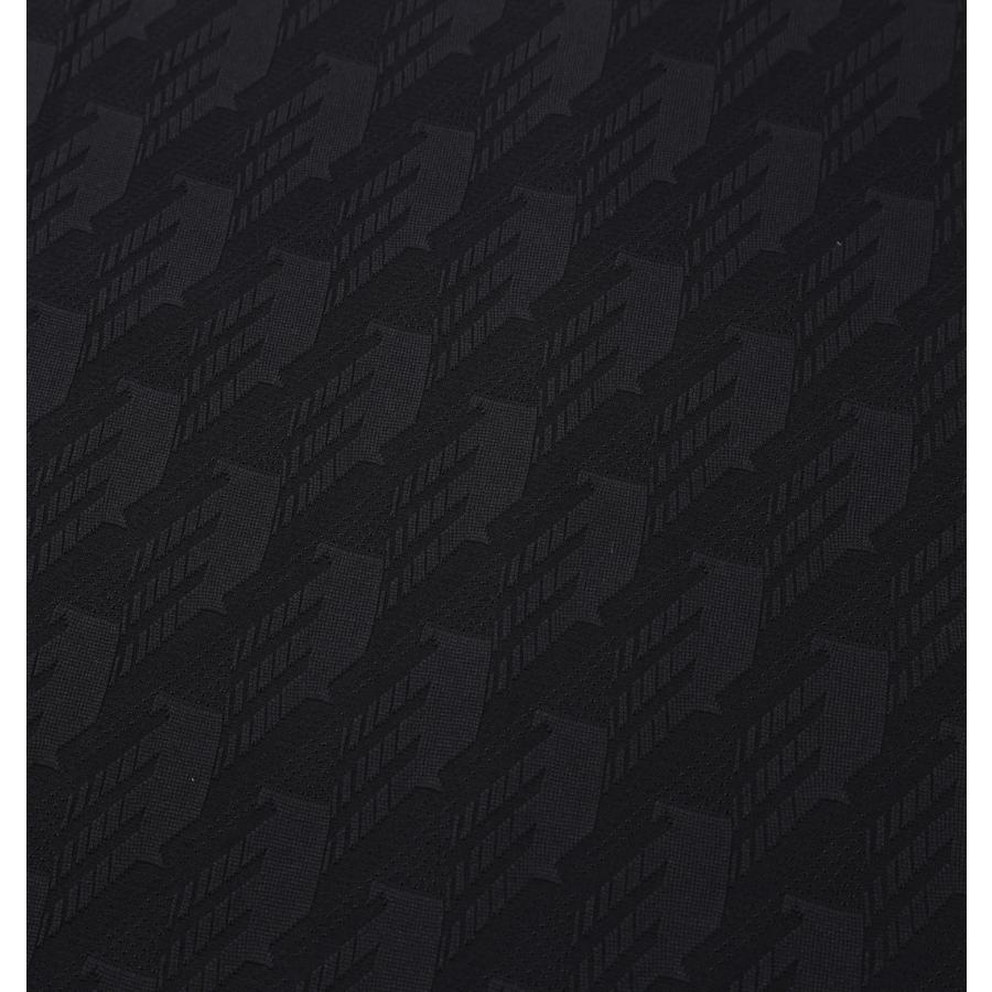 【新作・新着商品！】CLIMACOOLシーズナルジャガード半袖シャツ 大きいサイズ メンズ adidas golf  ブラックの画像