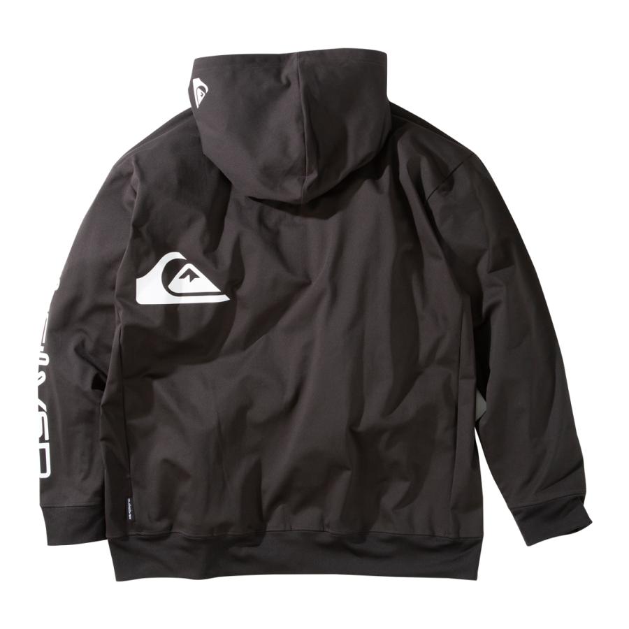 【新作・新着商品！】OMNI MW長袖ラッシュガードジップパーカー 大きいサイズ メンズ Quiksilver ブラック