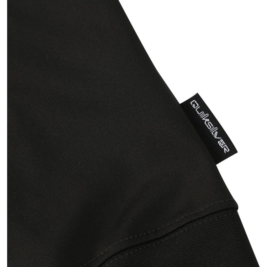 【新作・新着商品！】OMNI MW長袖ラッシュガードジップパーカー 大きいサイズ メンズ Quiksilver ブラック
