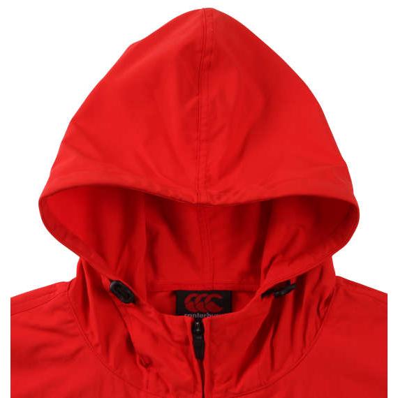 ラグビーシェルジャケット 大きいサイズ メンズ canterbury  レッドの画像
