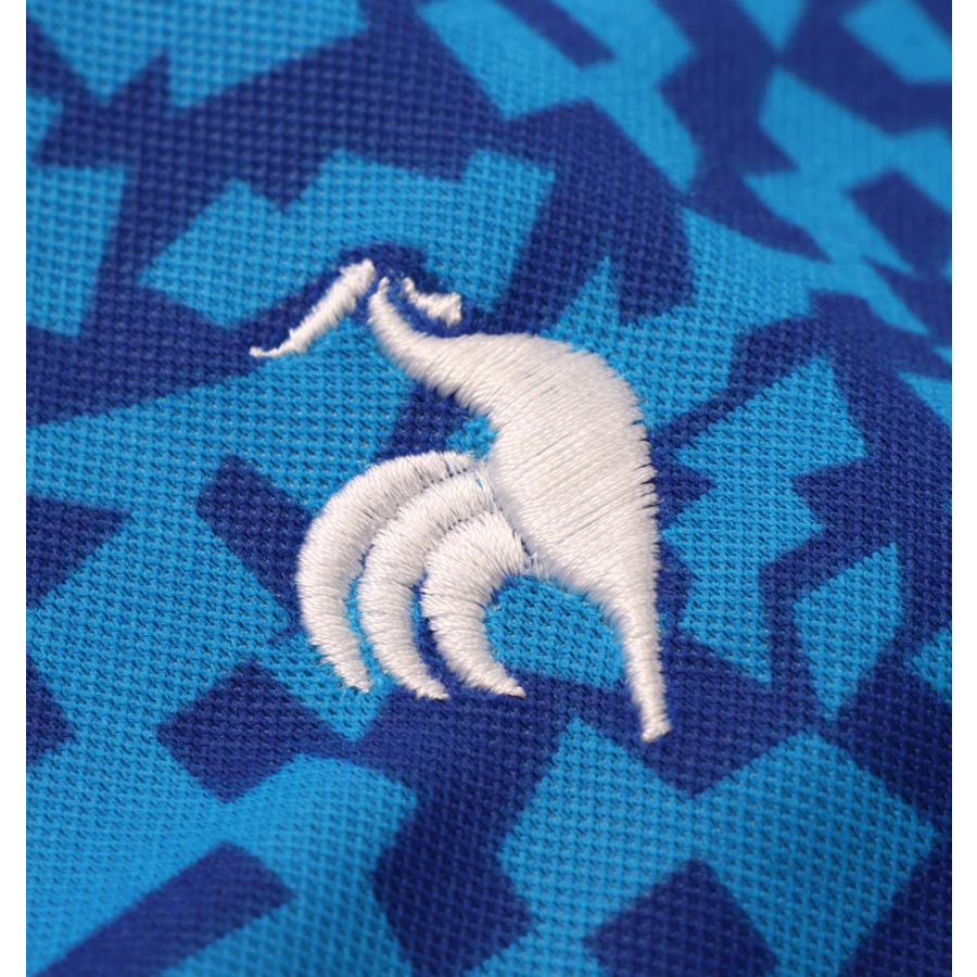【新作・新着商品！】ミナモ柄半袖シャツ 大きいサイズ メンズ LE COQ SPORTIF GOLF  ブルーの画像