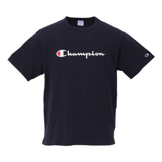 半袖Tシャツ 大きいサイズ メンズ Champion  ネイビー｜bigsize