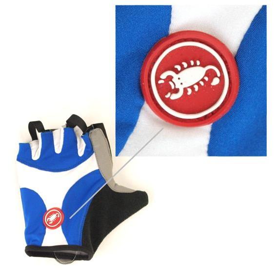 サイクルグローブ 大きいサイズ メンズ CASTELLI カステリ F ブルーの画像