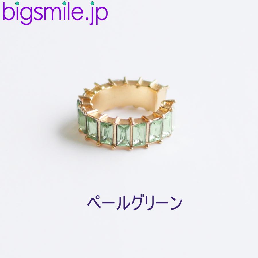 イヤーカフ イヤークリップ イヤリング ピアス ガラスビーズ ビジュー マルチカラー カラフル 全4色 カジュアル オフィス プレゼントに最適 |  | 03