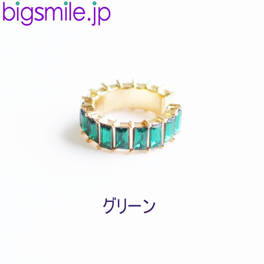 イヤーカフ イヤークリップ イヤリング ピアス ガラスビーズ ビジュー マルチカラー カラフル 全4色 カジュアル オフィス プレゼントに最適 |  | 02
